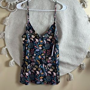 Floral print tank top